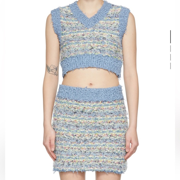 SJYP Blue Cotton Vest (size S) - Picture 3 of 5